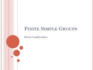 Finite Simple Groups