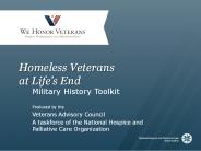 Homeless Veterans at Life