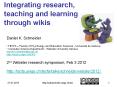 Integrating research, teaching and learning PowerPoint PPT Presentation