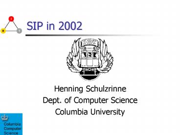 SIP in 2002