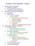 Cognitive Development - Piaget PowerPoint PPT Presentation