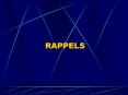 RAPPELS PowerPoint PPT Presentation