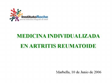 ARTRITIS REUMATOIDE: La enfermedad y sus cifras.
