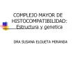 COMPLEJO MAYOR DE   HISTOCOMPATIBILIDAD:    Estructura y genetica PowerPoint PPT Presentation