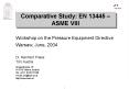 Comparative Study: EN 13445  PowerPoint PPT Presentation