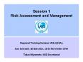 Session 1 Risk Assessment and Management PowerPoint PPT Presentation