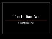 The Indian Act