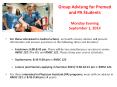 Group Advising for Premed and PA Students  Monday Evening September 1, 2014 PowerPoint PPT Presentation