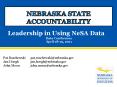 Leadership in Using NeSA Data PowerPoint PPT Presentation