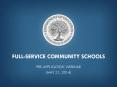 Full-Service Community Schools PowerPoint PPT Presentation
