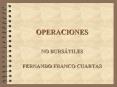OPERACIONES PowerPoint PPT Presentation