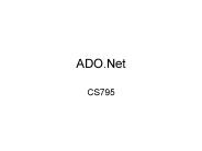 ADO.Net