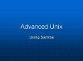 Advanced Unix PowerPoint PPT Presentation