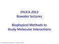 SYLICA 2013 PowerPoint PPT Presentation