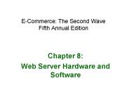 E-Commerce: The Second Wave Fifth Annual Edition