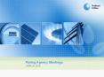 Rating Agency Meetings PowerPoint PPT Presentation