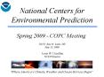 National Centers for Environmental Prediction PowerPoint PPT Presentation