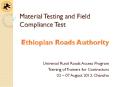 Material Testing and Field Compliance Test PowerPoint PPT Presentation