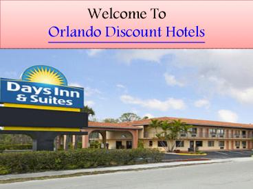 Orlando Discount Hotels