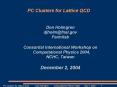PC Clusters for Lattice QCD PowerPoint PPT Presentation