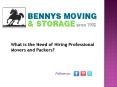 What is the Need of Hiring Professional Movers and Packers PowerPoint PPT Presentation
