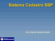 Sistema Cadastro SBP