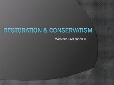 PPT – Restoration PowerPoint presentation | free to download - id ...