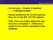 Announcements