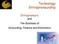 Technology Entrepreneurship PowerPoint PPT Presentation