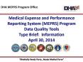 Medical Expense and Performance Reporting System (MEPRS) Program Data Quality Tools PowerPoint PPT Presentation