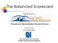 The Balanced Scorecard PowerPoint PPT Presentation