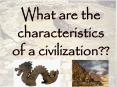 Eight Features  of a Civilization PowerPoint PPT Presentation