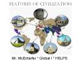 Features of Civilization PowerPoint PPT Presentation