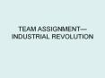 TEAM ASSIGNMENT PowerPoint PPT Presentation