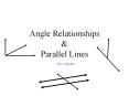 Angle Relationships PowerPoint PPT Presentation
