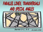 PARALLEL LINES, TRANSVERSALS
