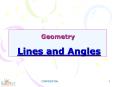 Geometry  Lines and Angles PowerPoint PPT Presentation