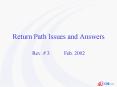Return Path Issues and Answers PowerPoint PPT Presentation