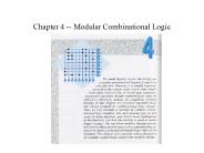 Chapter 4 -- Modular Combinational Logic