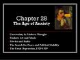 Chapter 28 The Age of Anxiety PowerPoint PPT Presentation