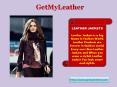 Online store to purchase Leather jacket PowerPoint PPT Presentation