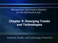 Chapter 9: Emerging Trends and Technologies PowerPoint PPT Presentation