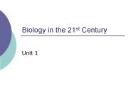 Biology in the 21st Century