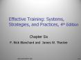 Effective Training: Systems, Strategies, and Practices, 4th Edition PowerPoint PPT Presentation