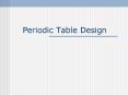 Periodic Table Design PowerPoint PPT Presentation