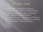 Periodic Table