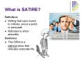 What is SATIRE? PowerPoint PPT Presentation