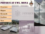 Physics at UWI, Mona