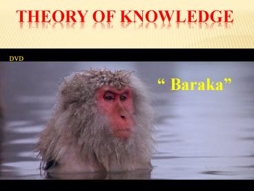Theory of Knowledge