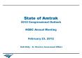State of Amtrak 2012 Congressional Outlook PowerPoint PPT Presentation